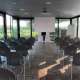 VILLA OTTOBONI PADOVA sala meeting giardino ospita fino a 60 delegati con disposizione a platea